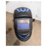 Chicago Electric Welding Mask with Blue Flame Design