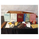 Collection of Vintage Yearbooks, Boy Scouts Memorabilia, and Miscellaneous Collectibles