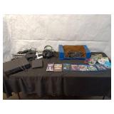 Gaming  Lot with Controllers, DVDs, and Blu-rays