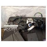 Gaming  Lot with Controllers, DVDs, and Blu-rays