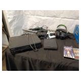 Gaming  Lot with Controllers, DVDs, and Blu-rays