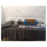 Gaming  Lot with Controllers, DVDs, and Blu-rays