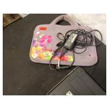 Used HP Laptop with Floral Design and Charger