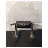 Harley Davidson Clear Motorcycle Windshield with Chrome Hardware and windshield bag