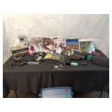 Vintage Music and Audio Collection with Speakers and Accessories