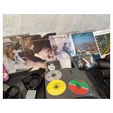 Vintage Music and Audio Collection with Speakers and Accessories