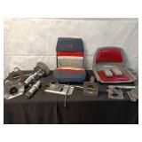 Assorted Marine Boat pedistol Seat Mounts and Cushions