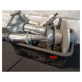 Assorted Marine Boat pedistol Seat Mounts and Cushions