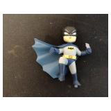 Vintage Batmobile Toy Car and Batman Figure with Comic Book Collection