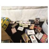 Vintage Music Collection Including Vinyl Records, Cassette Tapes, and More