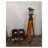 Vintage Keuffel & Esser Transit Level with Tripod and Case