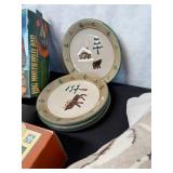 Collection of Rustic Decor Items with Big Mouth Billy Bass