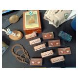 Collection of Rustic Decor Items with Big Mouth Billy Bass