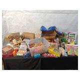 Large Collection of Vintage and Classic Games with Toys