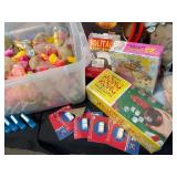 Large Collection of Vintage and Classic Games with Toys