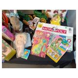 Large Collection of Vintage and Classic Games with Toys