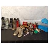 Collection of Shoes and Shoe Care Accessories