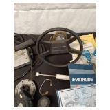 Evinrude Marine Boat Steering and Accessories Lot