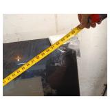 Electric Wall-Mounted Fireplace with 50-inch Display