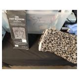 Mixed Household and Personal Care Items Including Foot Massager, Power Nebulizer, and Grooming Tools