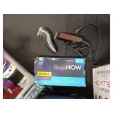 Mixed Household and Personal Care Items Including Foot Massager, Power Nebulizer, and Grooming Tools