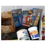 Assorted Collection of Paints, Stains, and Tools
