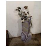 Complete Set of Golf Clubs with Bag
