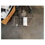 Varied Office and Household Items Including Chairs, Lamp, and Supplies