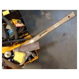 Assorted Hand Tools with Yellow Toolbox