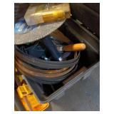 Assorted Hand Tools with Yellow Toolbox