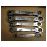 Metric Offset Ratchet Box Wrenches