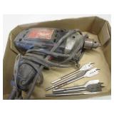 Corded Drill, Wood Drill Bits