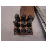 Steel Figure Stamps 1/4"