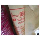 Weld Deflector Paper, Fiberglass