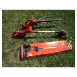 B&D String Trimmer & Blower, 2 Batteries
