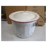 Vintage Enamel Covered Pot