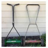 Two Push Mowers - Craftsman 18" and Scotts 16"