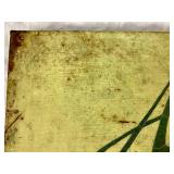 Vintage Metal Sign 30" x 25.5" "Another Tjernlund Quick Heat Being Installed For Economical Winter Comfort"