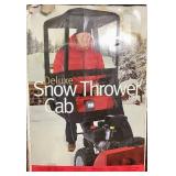 Deluxe Snow Thrower Cab for Walk Behind 2 Stage Snowblower by Classic Accessories (never used)