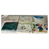 Bundle of Twin Vintage Opened Sheet Sets From Cannon, Wamsutta, Lady Donna, West Point Pepperell