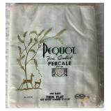 Bundle of Twin Vintage Opened Sheet Sets From Cannon, Wamsutta, Lady Donna, West Point Pepperell