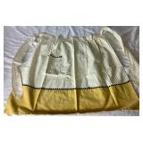 Vintage Bundle of Aprons -Some with Lace, Some Embroidered