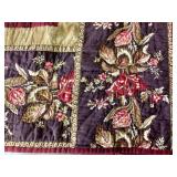 Vintage Machine Stitched Quilt 68" x 51"