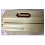 Vintage Watkins Case and Glass Bottles of Flavorings and Extracts