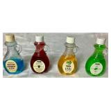 Vintage Watkins Case and Glass Bottles of Flavorings and Extracts