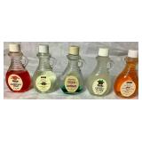 Vintage Watkins Case and Glass Bottles of Flavorings and Extracts