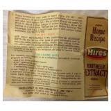 Vintage Watkins Case and Glass Bottles of Flavorings and Extracts