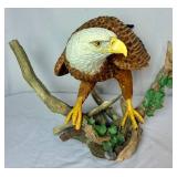 Country Artists Hand Painted and Crafted "Guardian of Freedom" Eagle Sculpture 03179
