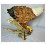 Country Artists Hand Painted and Crafted "Guardian of Freedom" Eagle Sculpture 03179