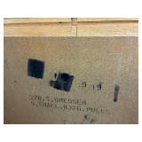 Vintage 9 Drawer French Provincial Style Lowboy Dresser